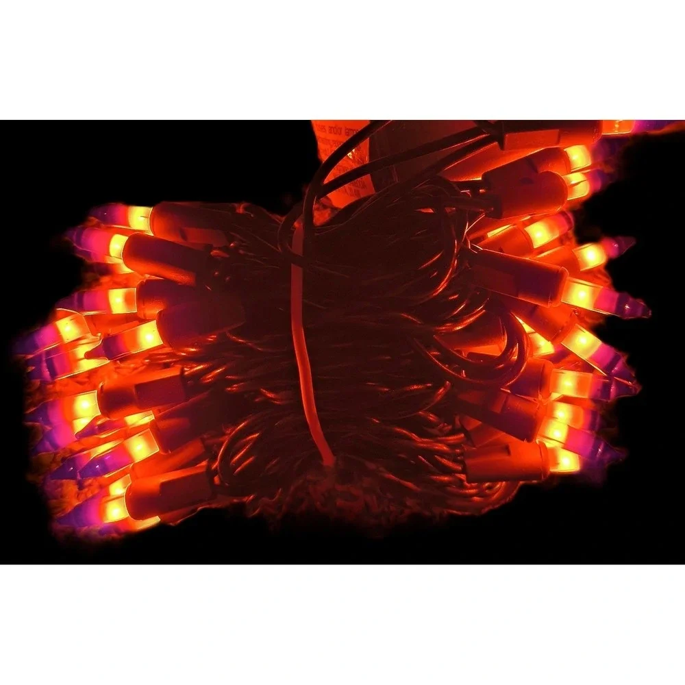 Halloween Orange Lights 50 Count 3‎ Box Lot 150 Lights Celebrate